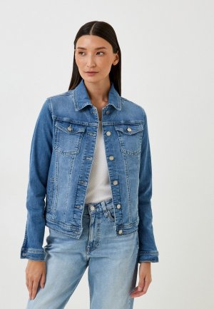 Куртка джинсовая Whitney. Цвет: голубой