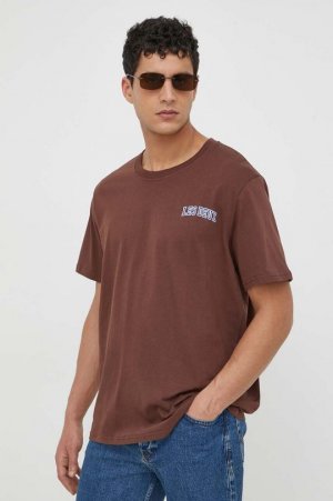 Хлопковая футболка , коричневый Les Deux