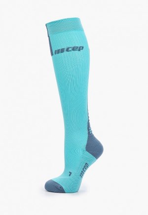 Компрессионные гольфы Cep Compression knee socks. Цвет: бирюзовый