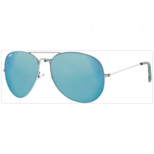Солнцезащитные очки , серебряный Zippo. Цвет: бирюзовый
