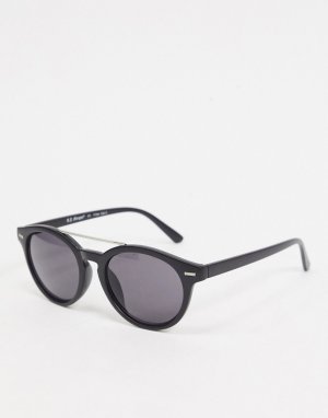 Черные матовые солнцезащитные очки-авиаторы -Черный цвет AJ Morgan