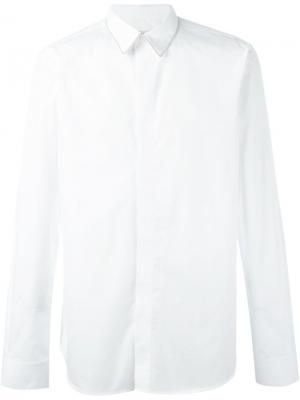 Рубашка с отделкой цепочкой Givenchy. Цвет: белый