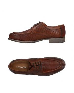 Обувь на шнурках LEA-GU. Цвет: коричневый