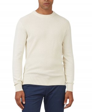 Мужской текстурированный пуловер с круглым вырезом и вышитым свитером , мульти Ben Sherman