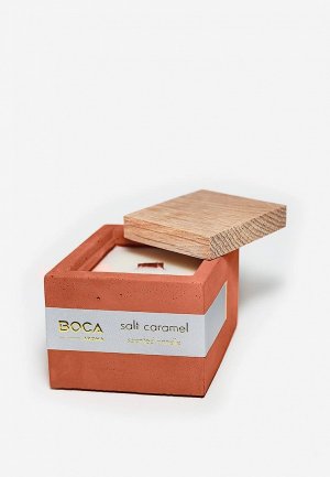 Свеча ароматическая Boca Aroma SALT CARAMEL. Цвет: оранжевый