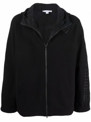 Куртка с капюшоном и графичным принтом Y-3. Цвет: черный