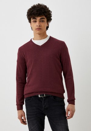 Пуловер Tom Tailor. Цвет: бордовый