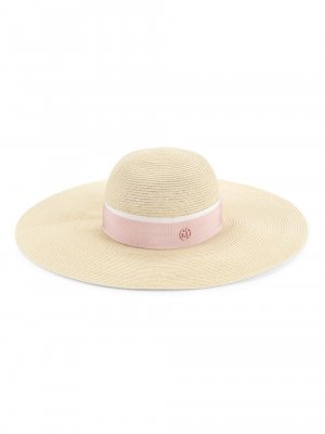 Натуральная соломенная шляпа Blanche , розовый Maison Michel