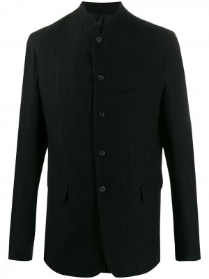 Однобортный пиджак узкого кроя Masnada. Цвет: черный