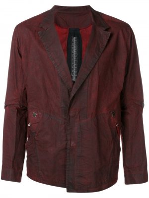Куртка-блейзер с декором Isaac Sellam Experience. Цвет: красный