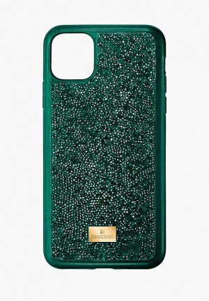 Чехол для iPhone Swarovski® 11 PRO Glam Rock Emerald. Цвет: зеленый