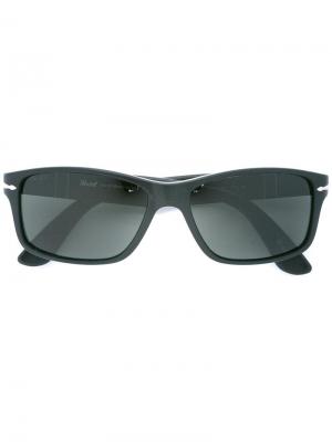 Солнцезащитные очки в квадратной оправе Persol. Цвет: черный