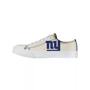 Женские низкие парусиновые туфли FOCO кремового цвета New York Giants Unbranded