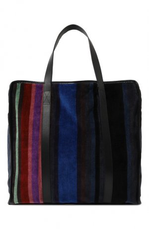 Текстильная пляжная сумка Missoni. Цвет: синий
