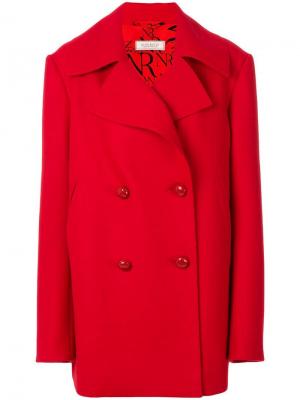 Пальто в стиле оверсайз Nina Ricci. Цвет: красный