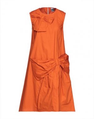 Платье миди I'M ISOLA MARRAS. Цвет: оранжевый