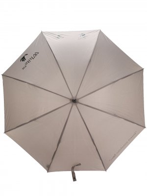 Зонт с логотипом Off-White. Цвет: серый