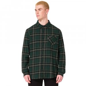 Рубашка Podium Plaid Flannel, зеленый Oakley