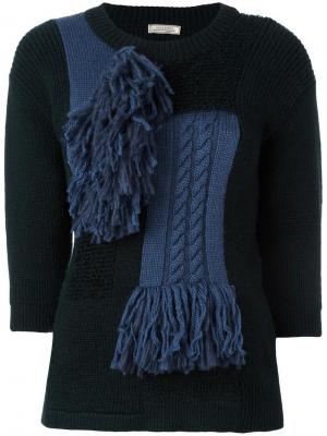 Вязаный свитер Nina Ricci. Цвет: зелёный