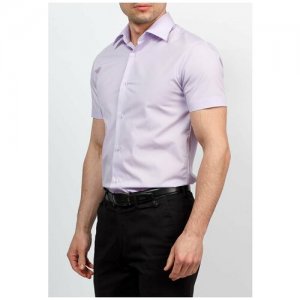 Рубашка , размер 174-184/38, сиреневый GREG. Цвет: фиолетовый/сиреневый