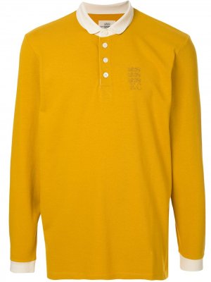 Рубашка-поло с контрастным воротником Kent & Curwen. Цвет: желтый