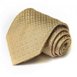 Оригинальный мужской галстук 58084 Celine. Цвет: бежевый