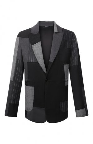 Пиджак Dolce & Gabbana. Цвет: серый