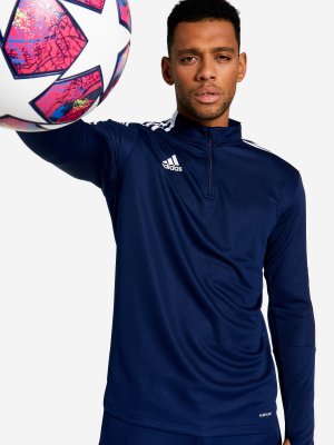Джемпер футбольный мужской Tiro21, Синий, размер 44-46 adidas. Цвет: синий