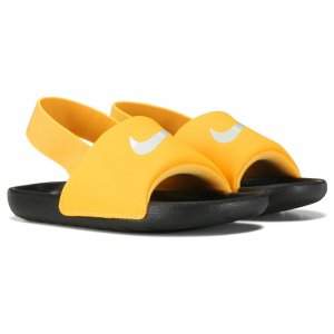 Детские сандалии-шлепанцы Kawa для малышей/малышей , желтый Nike
