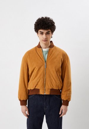 Куртка утепленная GCDS. Цвет: коричневый