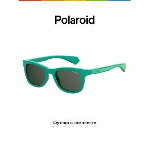 Солнцезащитные очки, серый Polaroid. Цвет: серый