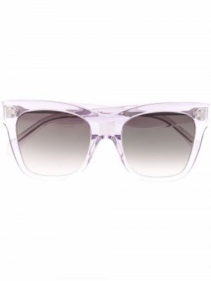 Солнцезащитные очки в оправе кошачий глаз Celine Eyewear. Цвет: фиолетовый