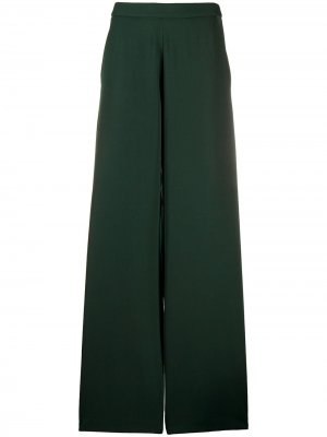 Расклешенные брюки с завышенной талией Société Anonyme. Цвет: зеленый