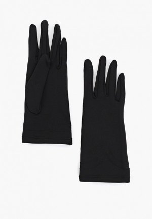 Перчатки Nadia Piskun с утеплителем. Цвет: черный