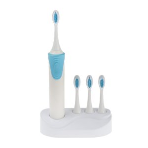 Электрическая зубная щетка luazon lp-009, вибрационная, 8500 дв/мин, 4 насадки, 2хаа, синяя Home