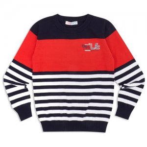 Пуловер для мальчика Me&We цв. Синий/Красный р. 146 Me & We. Цвет: красный/синий