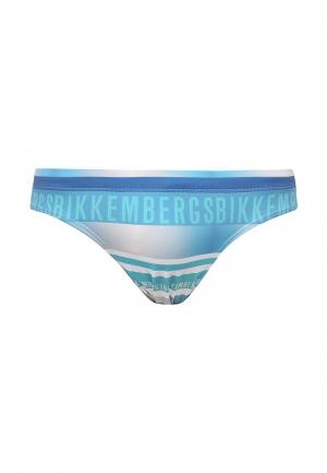 Плавки Bikkembergs BI535EMRIV02. Цвет: голубой