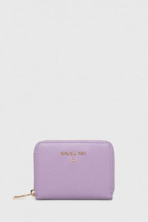 Кожаный кошелек, фиолетовый Patrizia Pepe