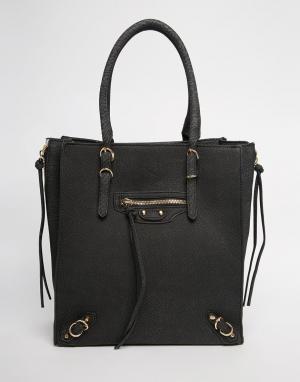 Большая сумка Glamorous. Цвет: черный
