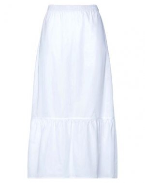 Длинная юбка ATLANTIQUE ASCOLI. Цвет: белый