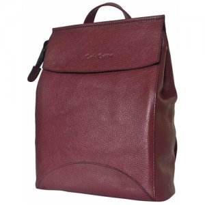Рюкзак , натуральная кожа, красный Carlo Gattini. Цвет: красный