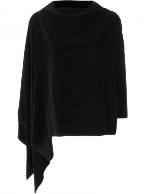 Асимметричный свитер Dusan. Цвет: чёрный