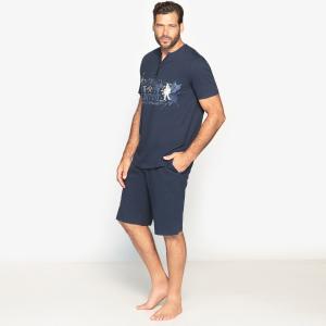 Пижама с шортами CASTALUNA FOR MEN. Цвет: темно-синий