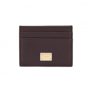 Кожаный футляр для кредитных карт Dolce & Gabbana. Цвет: красный