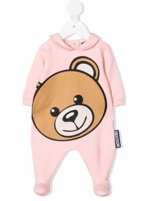 Пижама Teddy Bear Moschino Kids. Цвет: розовый