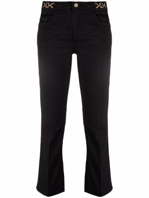 Укороченные брюки LIU JO. Цвет: черный