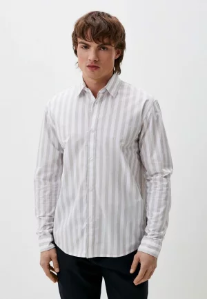 Рубашка Tom Tailor Lamoda Online Exclusive. Цвет: серый