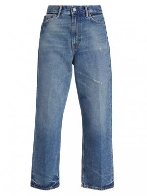 Укороченные прямые джинсы 1993 года со средней посадкой , синий Acne Studios