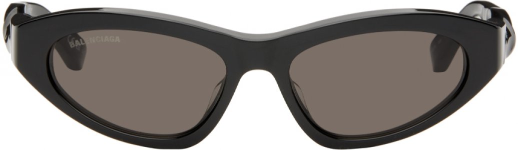 Черные солнцезащитные очки «кошачий глаз» , цвет Black Balenciaga