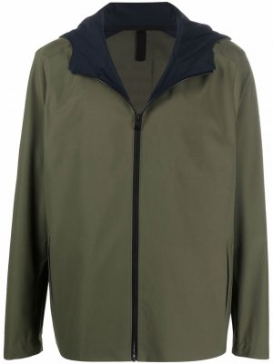 Hooded zipped jacket Harris Wharf London. Цвет: зеленый
